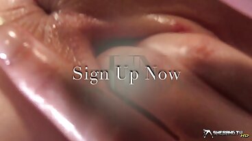 Kurvig rödhårig får kraftig last och äter gammal svensk porr den lycklig